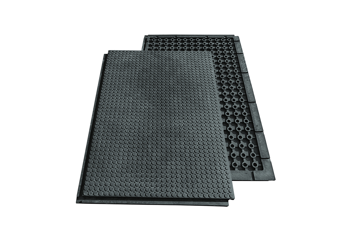 Bodenschutzmatte SOLID - 120x80x2,2 cm zum Schutz empfindlicher Böden
