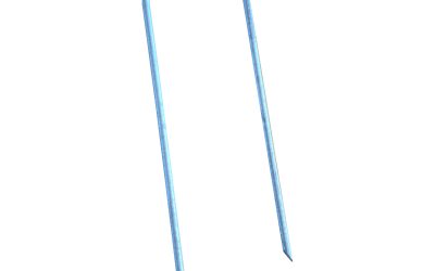 Bodenhaken 41 cm aus galvanisiertem Stahl
