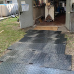 Bodenstabilisierung bei der Demontage von einem Trafo