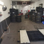 Werkstattboden und Wandverkleidung