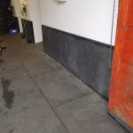 Eventmatten als Werkstattboden und Wandverkleidung