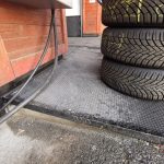 Eventmatten als Werkstattboden und Wandverkleidung