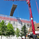 Bodenschutz & Pflasterschutz bei den Dacharbeiten