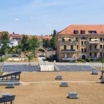 Temporärer Parkplatz mit IMGEX - Eventmatten