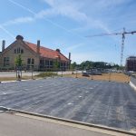 Temporärer Parkplatz mit IMGEX - Eventmatten Temporärer Parkplatz mit IMGEX - Eventmatten