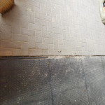 Bodenschutzmatte SOLID als dämpfender Belag für eine Reithalle